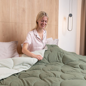 Lileo EasyDekbed™ Tint/Olivine – Zonder Overtrek, Mét Stijl