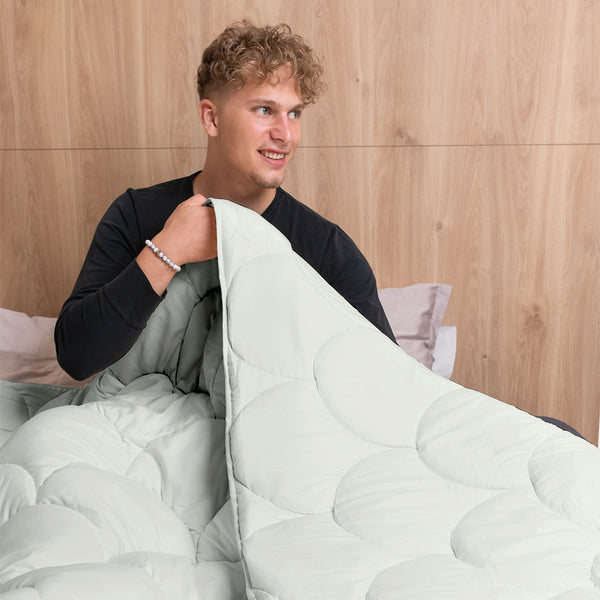 Lileo EasyDekbed™ Tint/Green – Zacht, Zen en Zonder Overtrek