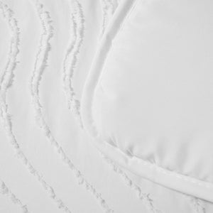 Lileo EasyDekbed™ Tufted Waves – Wit