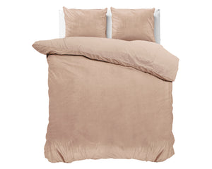 Velvet Uni Duvet Cover Nude
