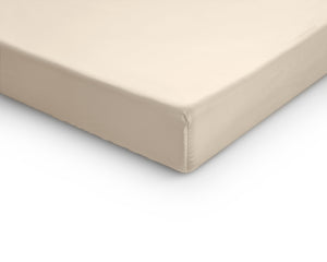 Topper Satin Fitted Sheet Sand