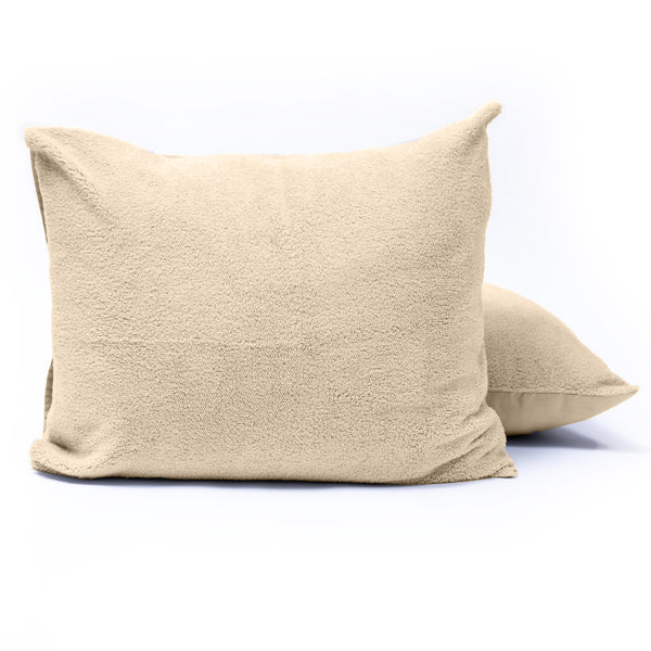 Teddy pillowcases 2-pack Taupe 60 x 70