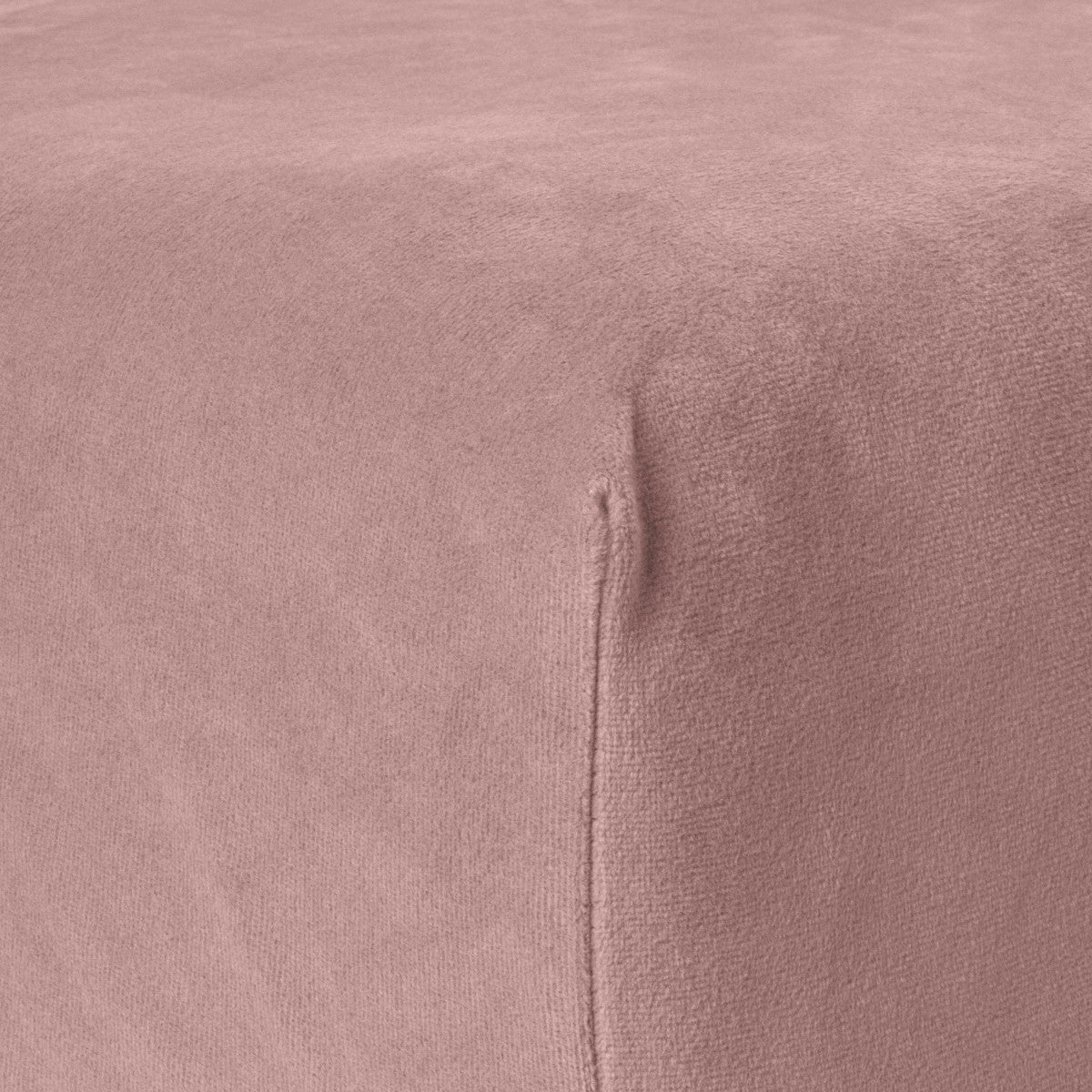 Velvet hoeslaken Oud Roze