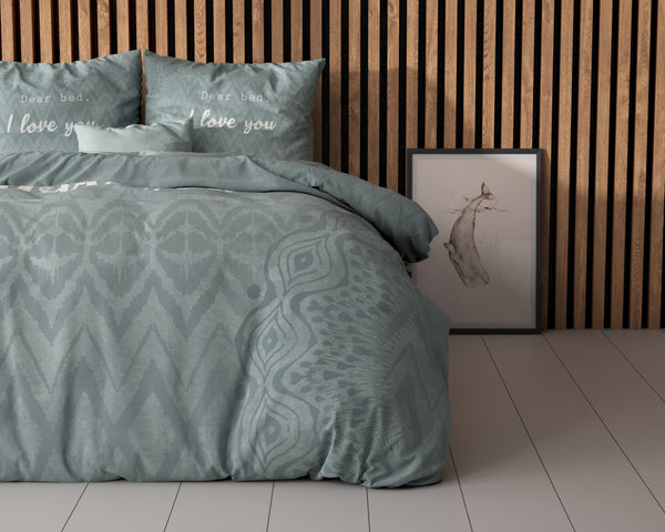 I Love Bed Groen