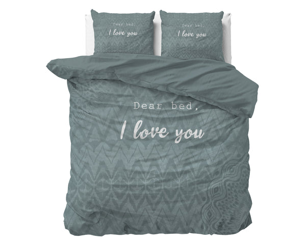 I Love Bed Groen