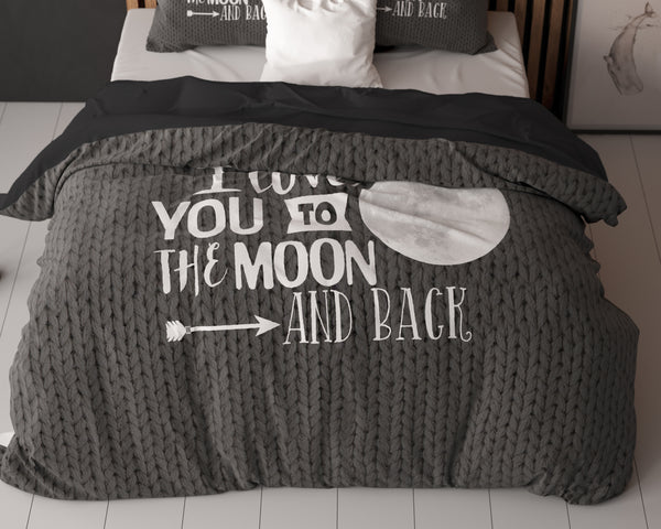 Moon and Back Antraciet