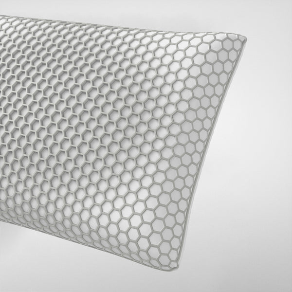 TPE Rebound Traagschuim Kussen Grijs 45 x 60 x 13 cm