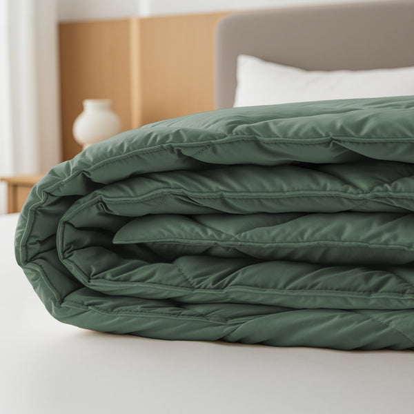 Lazy Dekbed Diamond Groen Met Kussenslopen