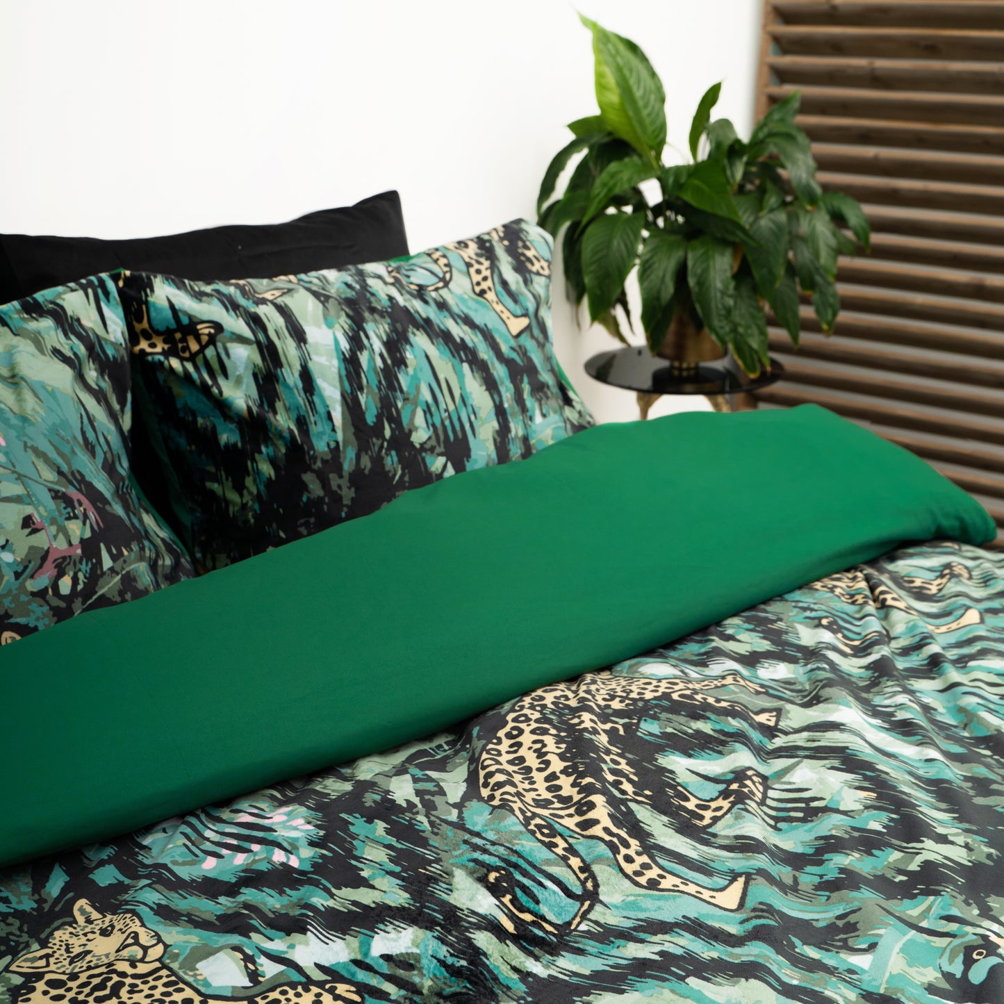 Velvet Botanical forest Groen