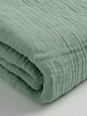 Mousseline Hoeslaken Groen