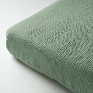 Mousseline Hoeslaken Groen