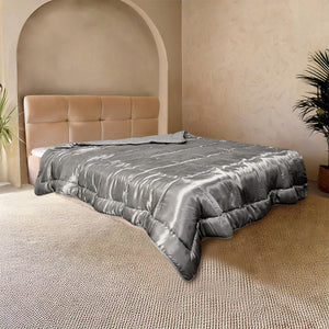 Lileo EasyBed™ Satijn – Zilvergrijs