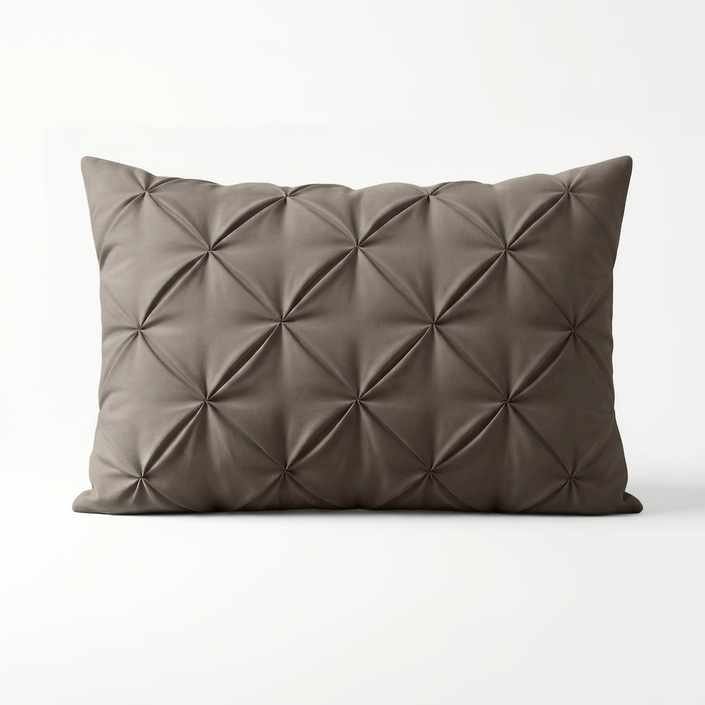 Lazy Pintuck Kussenslopen 2Pack Taupe 60 x 70