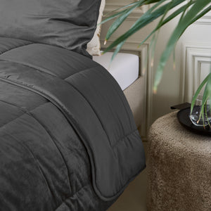 Lileo Lazy Velvet Dekbed Antraciet