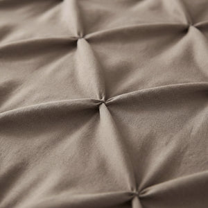 Lazy Pintuck Kussenslopen 2Pack Taupe 60 x 70