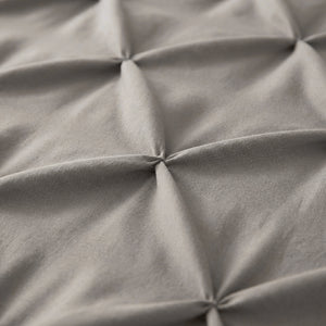 Lazy Pintuck Kussenslopen 2Pack Taupe/Grijs 60 x 70