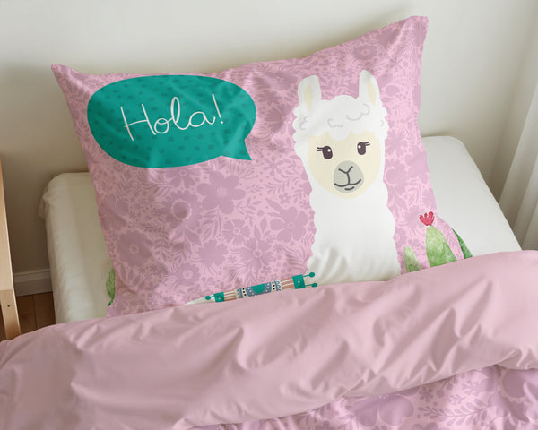 Hola lama Roze 140 x 200/220