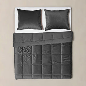Lileo Lazy Velvet Dekbed Antraciet