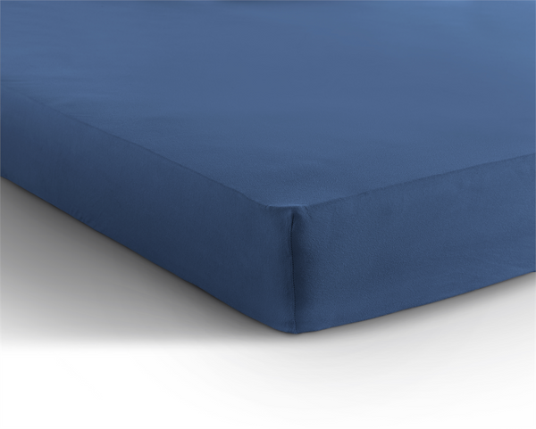 Double Jersey 220 gr. Fitted Sheet Blue