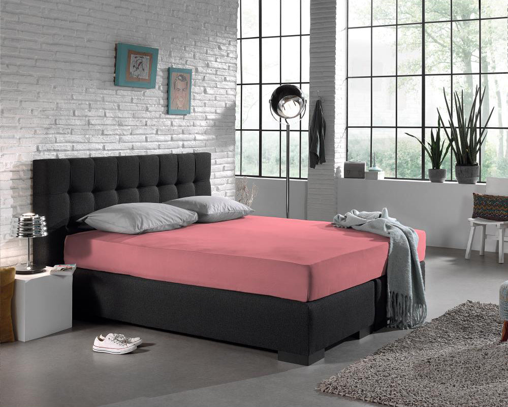 Dubbel Jersey 220 gr. Hoeslaken Roze