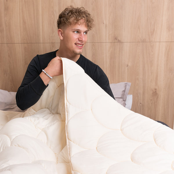 Lileo EasyDekbed™ Crème – Tijdloos, Zacht &amp; Zonder Hoes