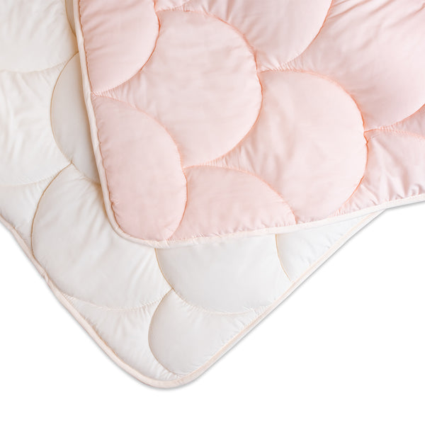 Lileo EasyDekbed™ Crème/Pink – Romantisch, Zacht &amp; Zonder Gedoe