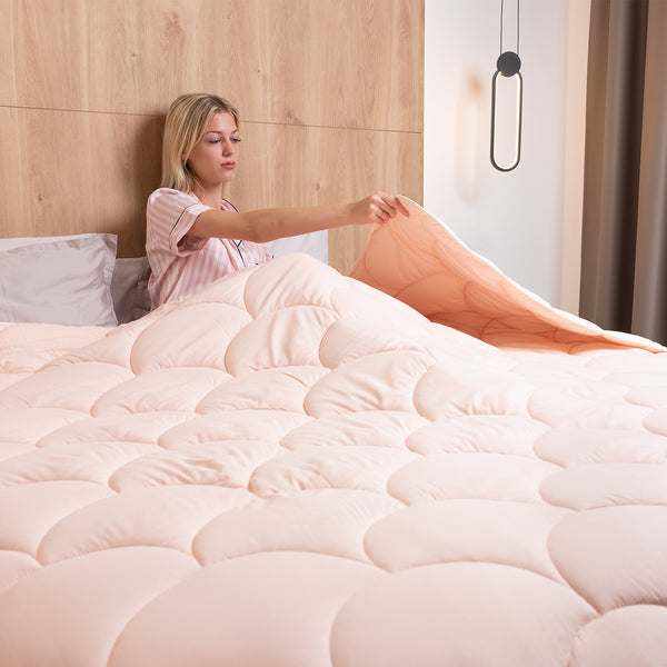 Lileo EasyDekbed™ Pink/Pink – Zacht, Zoet en Supermakkelijk