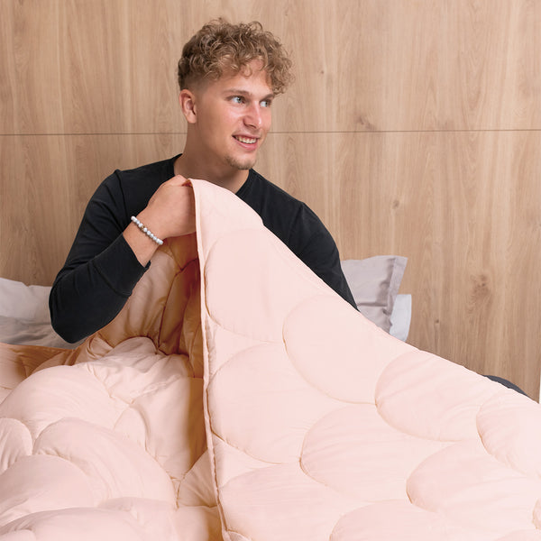 Lileo EasyDekbed™ Pink/Pink – Zacht, Zoet en Supermakkelijk