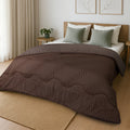 Dekbed Zonder Overtrek - Lileo EasyDekbed™ Tufted Waves – Bruin