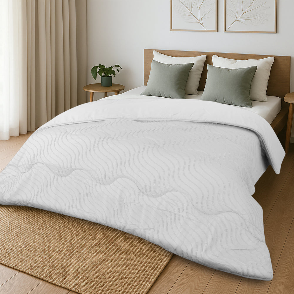 Lileo EasyDekbed™ Tufted Waves – Wit
