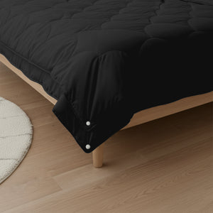 Dekbed Zonder Overtrek - 4-Season Eazzzy Quilts - Zwart