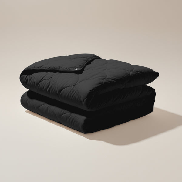 Dekbed Zonder Overtrek - 4-Season Eazzzy Quilts - Zwart