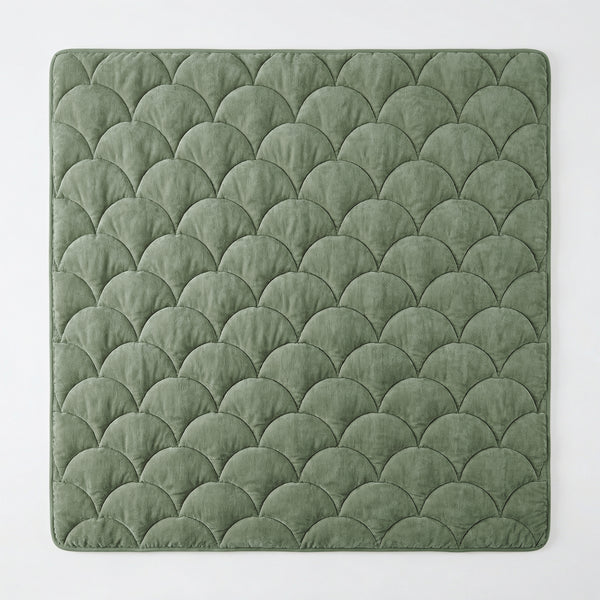 Dekbed Zonder Overtrek - Chenille Velvet Emboss - Hedge Groen