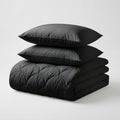 Dekbed Zonder Overtrek - Katoen Percale incl. Kussenslopen - Anthracite