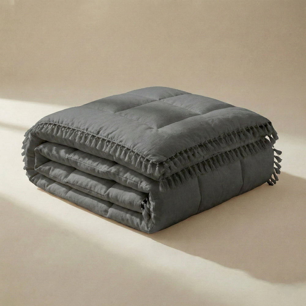Dekbed Zonder Overtrek – Ibiza Lace Trim Zwart