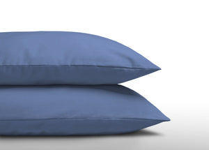 Cotton 2 in 1 Pillowcases Blue