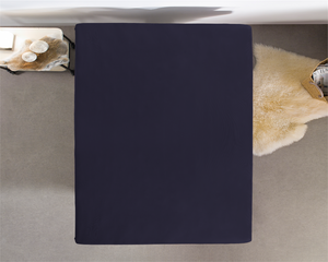 Double Jersey 220 gr. Fitted Sheet Navy