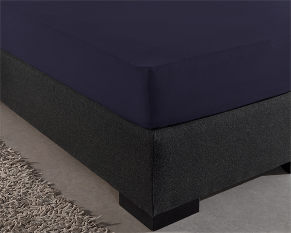 Double Jersey 220 gr. Fitted Sheet Navy