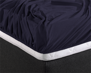Double Jersey 220 gr. Fitted Sheet Navy