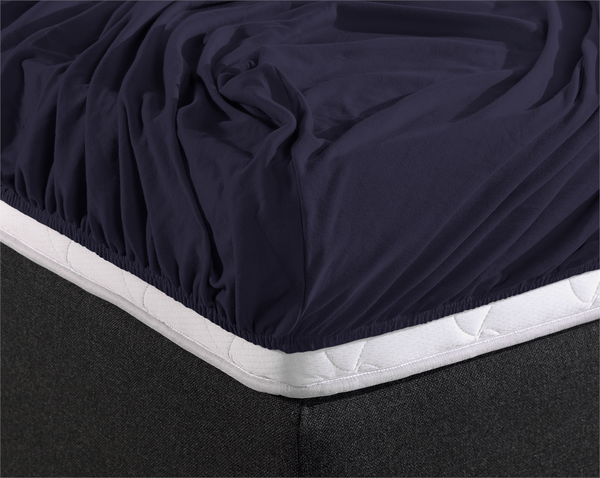 Double Jersey 220 gr. Fitted Sheet Navy