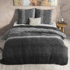 DH Flanel Gradient Knits Antraciet