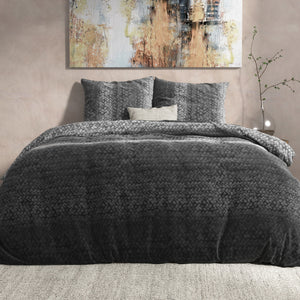 DH Flanel Gradient Knits Antraciet