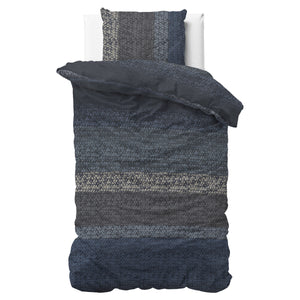 Flanel Gradient Knits Blauw