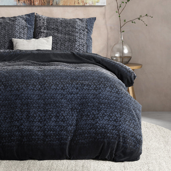 Flanel Gradient Knits Blauw