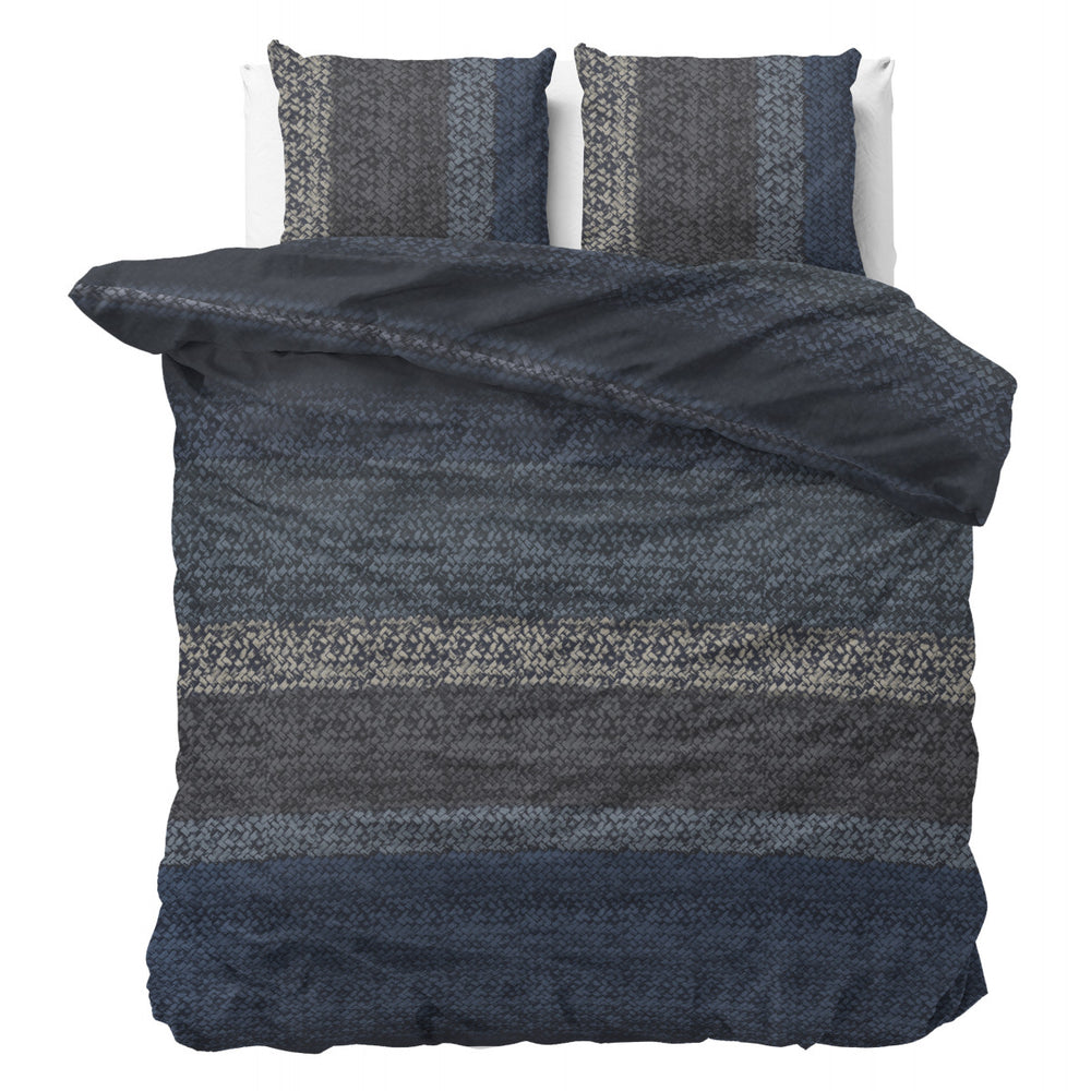 Flanel Gradient Knits Blauw