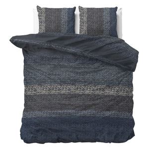 Flanel Gradient Knits Blauw