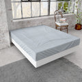 Premium-Spannbettlaken aus Flanell, Grau