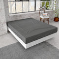 Premium-Spannbettlaken aus Flanell, Anthrazit