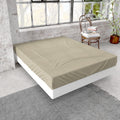 Premium-Spannbettlaken aus Flanell, Taupe