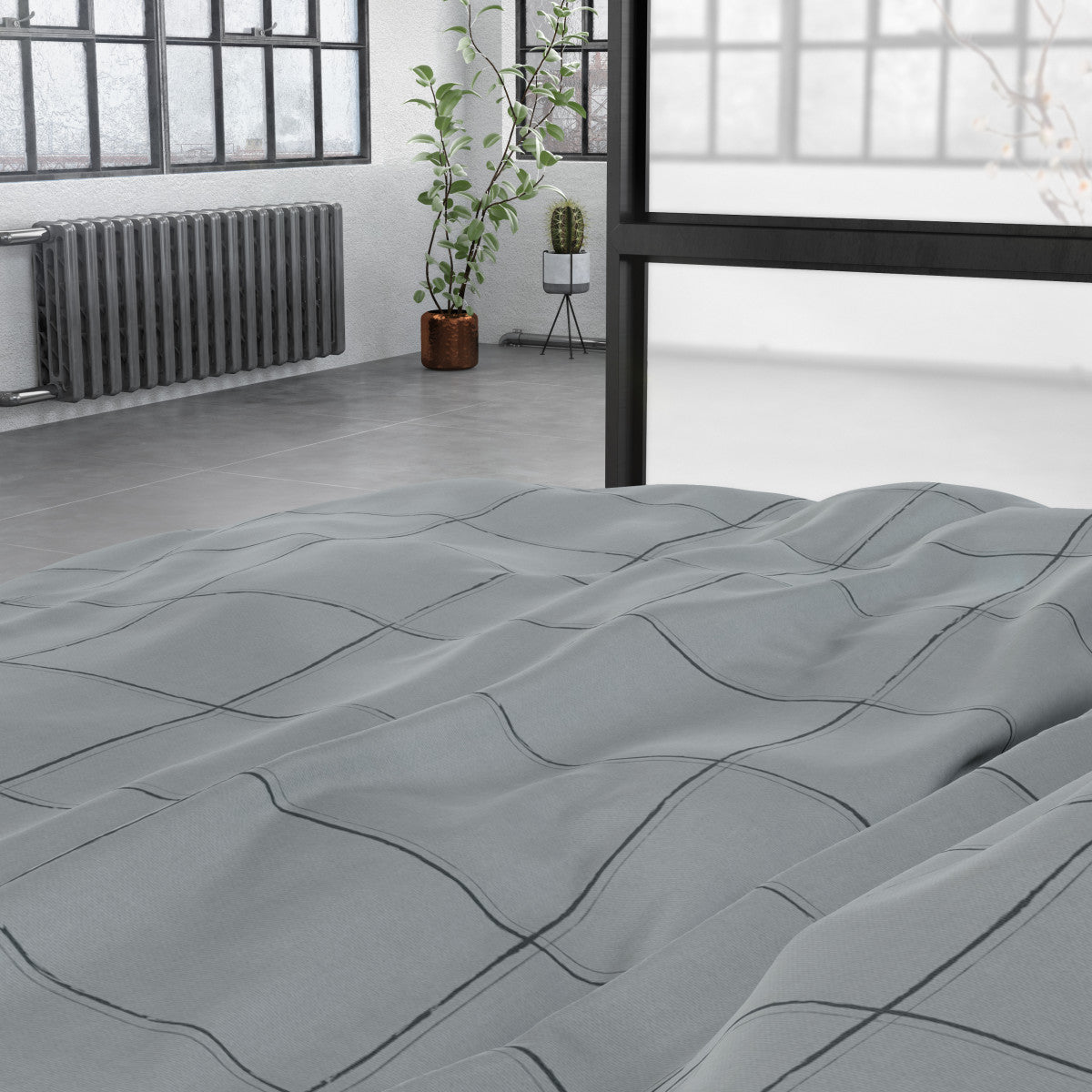 Deep check Grey